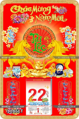 File lịch tết 2026 bính ngọ tài lộc năm mới phát tài 1186LT