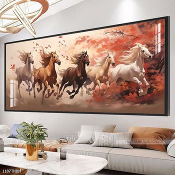 Tranh ngựa bát mã truy phong