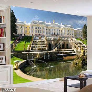 Tranh tòa nhà rộng lớn