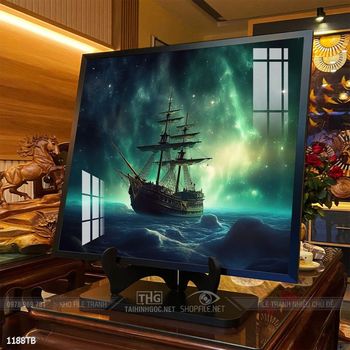 Tranh thuyền buồm và cảnh biển