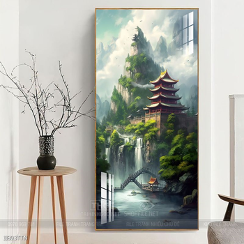 Tranh phong thủy treo trang trí phòng khách