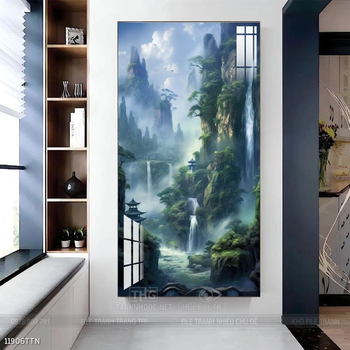 Tranh phong thủy treo trang trí phòng khách