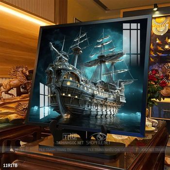 Tranh thuận buồm xuôi gió treo tường đẹp