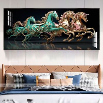 Tranh treo tường ngựa bát mã