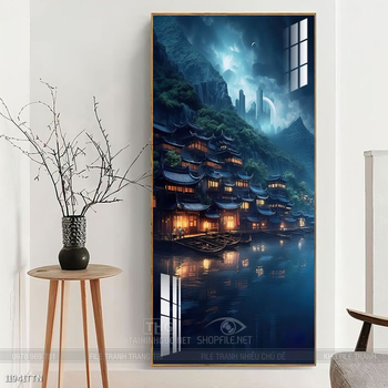 Tranh phong thủy treo trang trí phòng khách