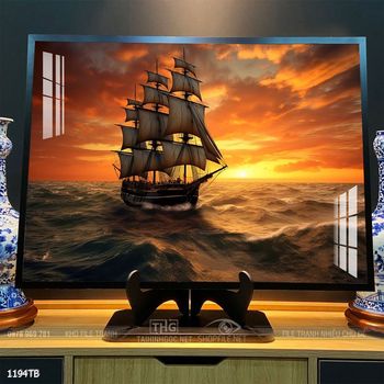 Tranh thuận buồm xuôi gió đẹp ấn tượng