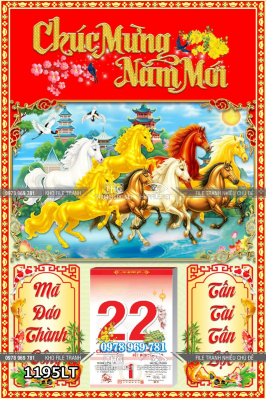 File lịch tết 2026 con ngựa bát mã mã đáo thành công 1195LT