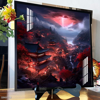 Tranh phong thủy sơn thủy đẹp