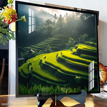 Tranh phong thủy nước non tuyệt đẹp