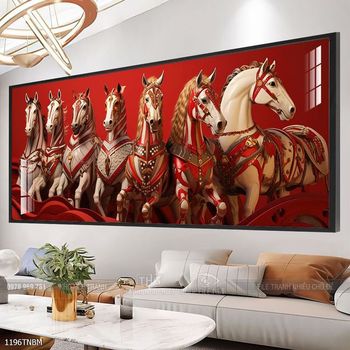 Tranh ngựa bát mã truy phong