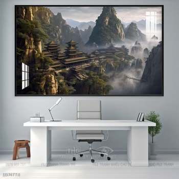 Tranh phong thủy nghệ thuật đẹp nhất