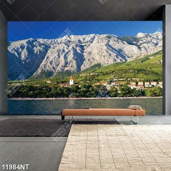 Tranh núi và rừng rộng lớn