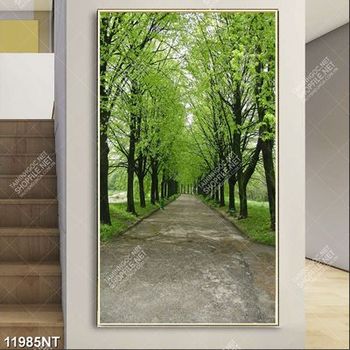 Tranh hai hàng cây xanh 11985NT