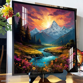 Tranh phong thủy sơn thủy hữu tình