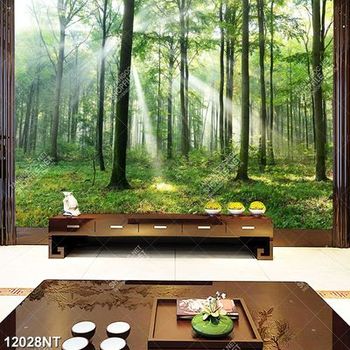 Tranh khu rừng xanh 12028NT
