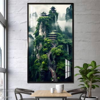 Tranh phong thủy sơn thủy đẹp