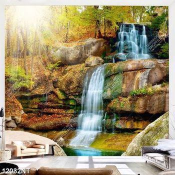 Tranh thác nước trong rừng sâu