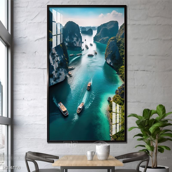 Tranh phong thủy treo trang trí phòng khách