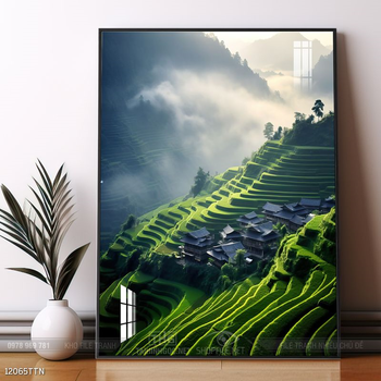 Tranh phong thủy sơn thủy đẹp