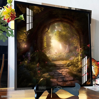 Tranh phong thủy nước non tuyệt đẹp