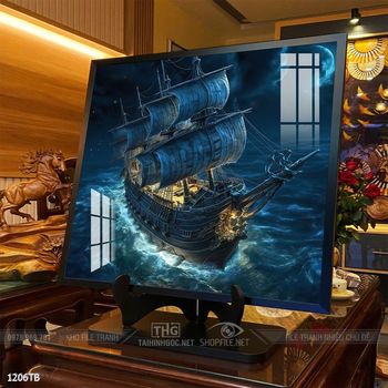 Tranh thuận buồm xuôi gió treo tường