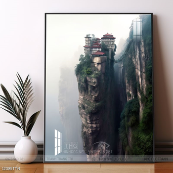 Tranh phong thủy sơn thủy hữu tình