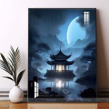 Tranh phong thủy treo trang trí phòng khách