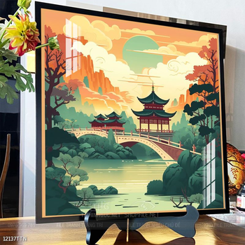 Tranh treo phòng khách theo phong thủy