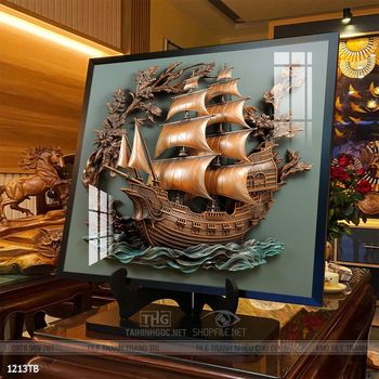 Tranh thuận buồm xuôi gió treo tường đẹp