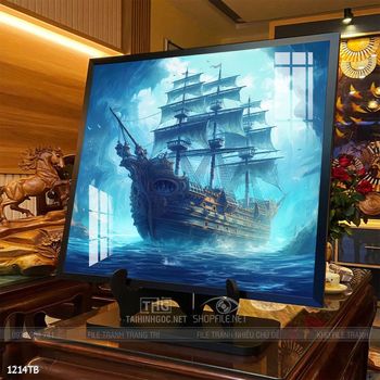 Tranh thuận buồm xuôi gió trang trí tường nhà