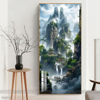 Tranh phong thủy treo trang trí phòng khách