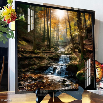 Tranh phong thủy nước non tuyệt đẹp