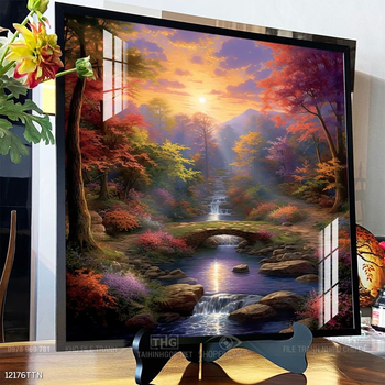 Tranh phong thủy sơn thủy hữu tình