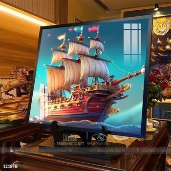 Tranh thuận buồm xuôi gió đẹp