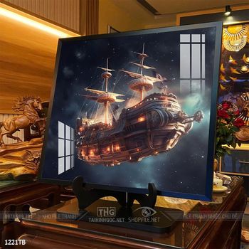 Tranh thuyền buồm và cảnh biển