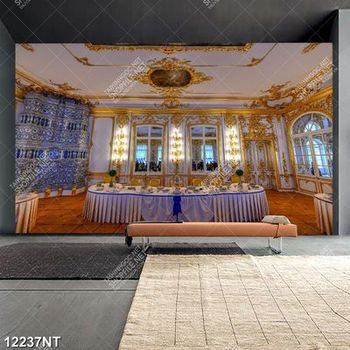 Tranh căn phòng ăn sang trọng