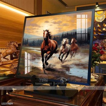 Tranh ngựa bát mã truy phong