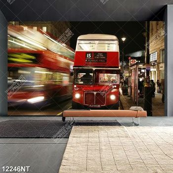 Tranh xe bus hai tầng