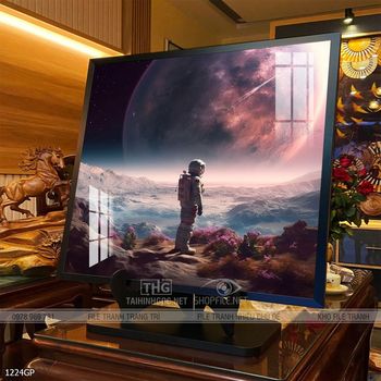 Tranh phi hành gia đẹp