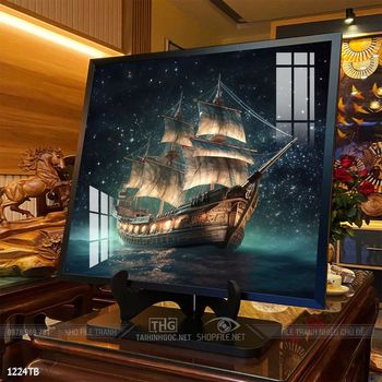 Tranh thuận buồm xuôi gió treo tường đẹp