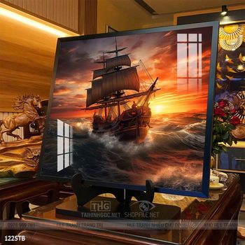 Tranh thuận buồm xuôi gió trang trí tường nhà