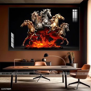 Tranh ngựa đẹp ấn tượng