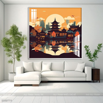 Tranh phong thủy nghệ thuật đẹp nhất