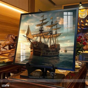 Tranh thuận buồm xuôi gió treo tường