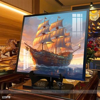 Tranh thuận buồm xuôi gió đẹp