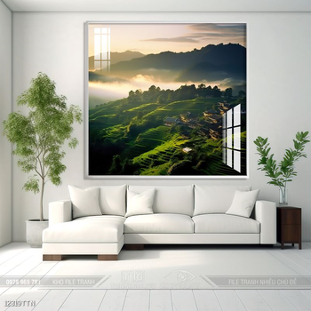 Tranh phong thủy sơn thủy hữu tình