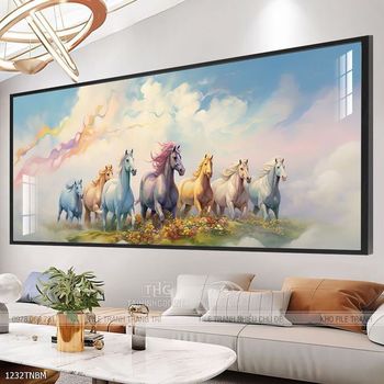 Tranh ngựa bát mã truy phong