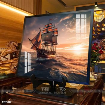 Tranh thuận buồm xuôi gió treo tường đẹp