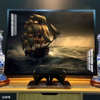 Tranh thuận buồm xuôi gió trang trí tường nhà