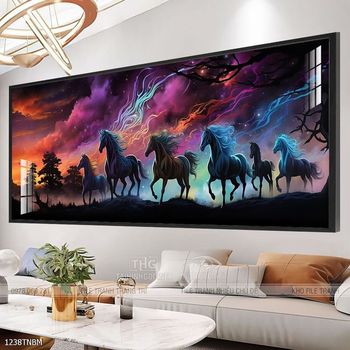 Tranh ngựa đẹp ấn tượng